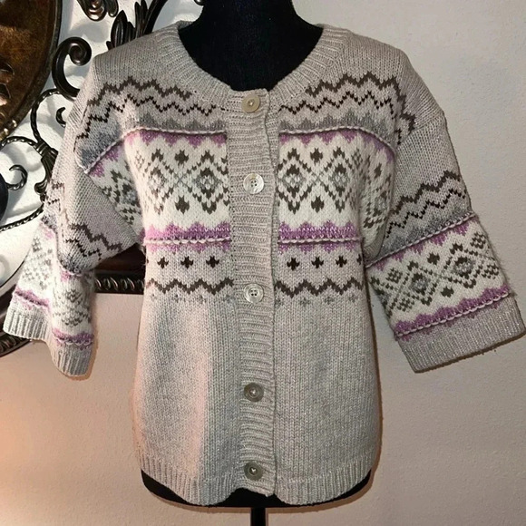 Sundance As You Wish Cardigan In Gray Small - Picture 4 of 14